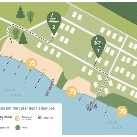 Haus Im Schilf 2 - Ferienwohnungen Am Hainer See Bei Leipzig Neukieritzsch 외부 사진