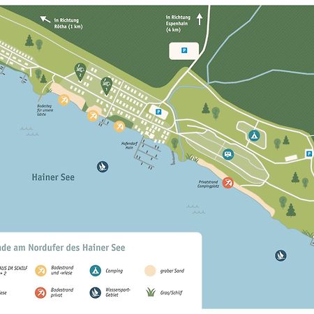 Haus Im Schilf 2 - Ferienwohnungen Am Hainer See Bei Leipzig Neukieritzsch 외부 사진