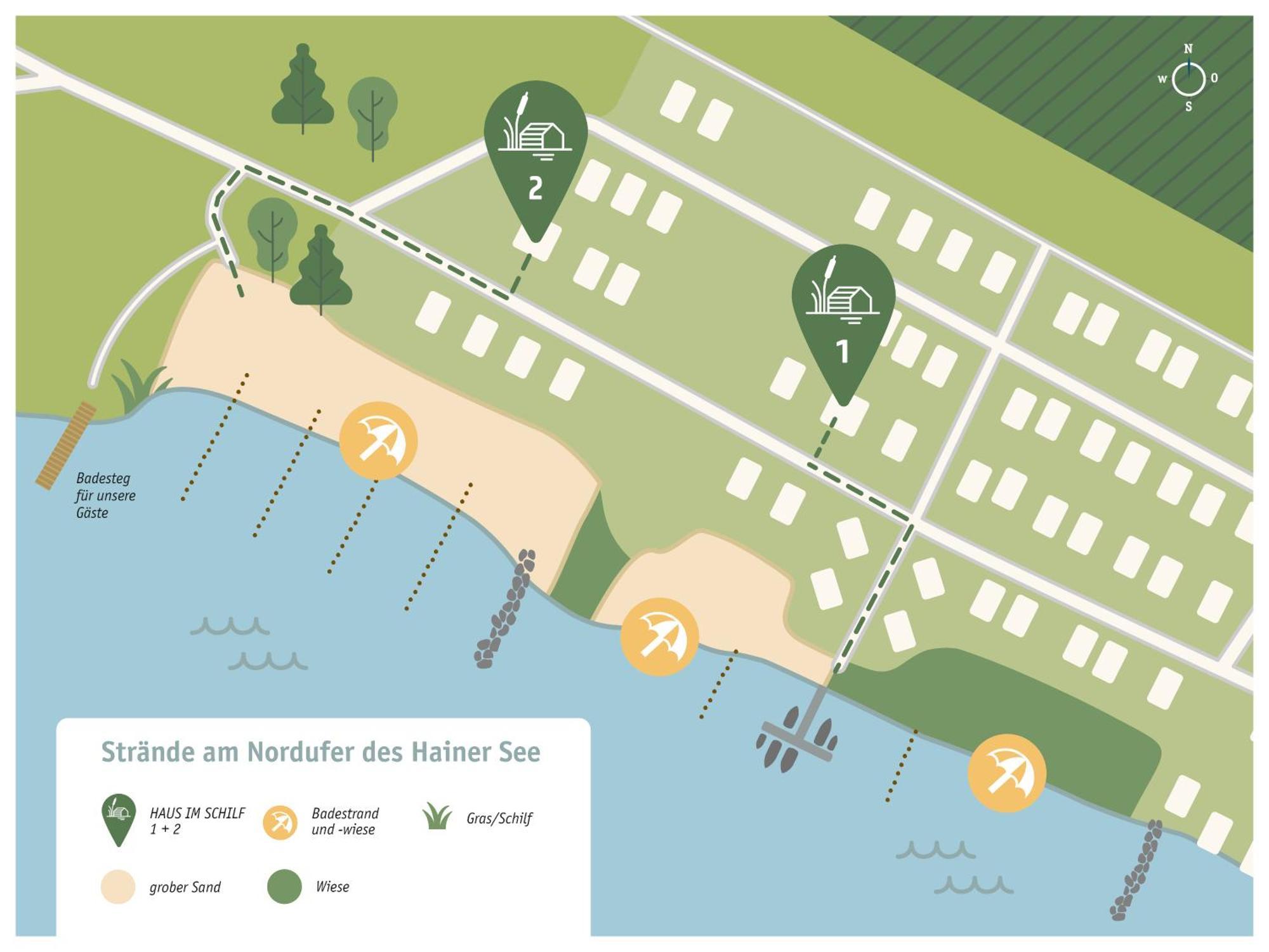 Haus Im Schilf 2 - Ferienwohnungen Am Hainer See Bei Leipzig Neukieritzsch 외부 사진