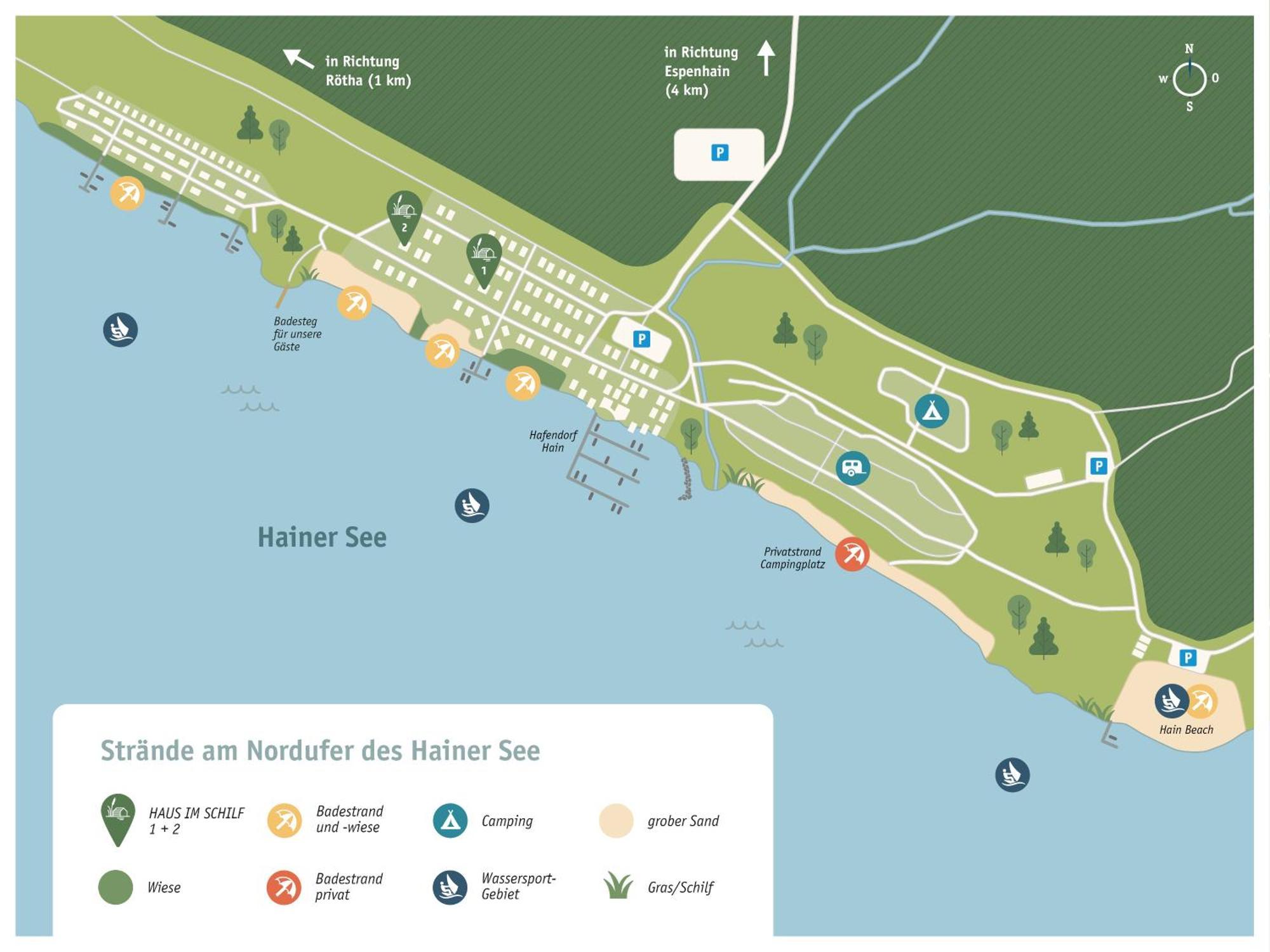 Haus Im Schilf 2 - Ferienwohnungen Am Hainer See Bei Leipzig Neukieritzsch 외부 사진